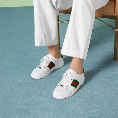 gucci aces on feet|are gucci ace sneakers worth it.